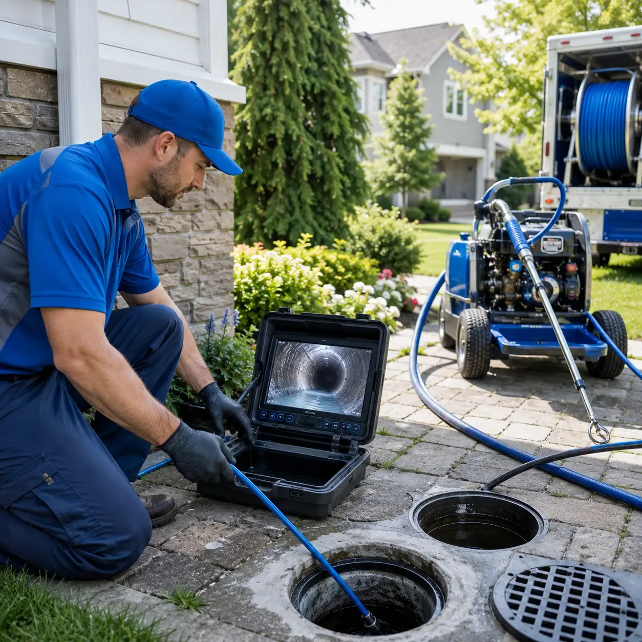 Outdoor drain cleaning professionals serving Nineveh, NY