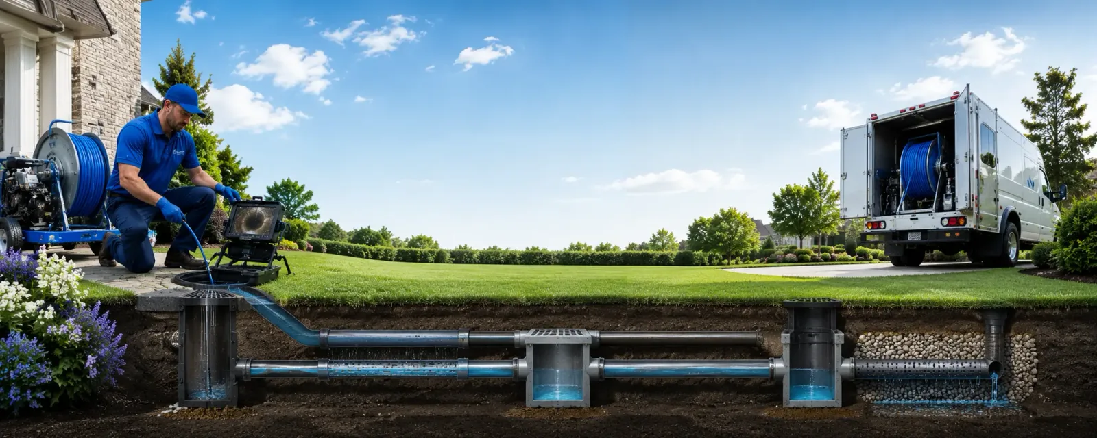 Outdoor drain cleaning information for Nineveh, NY
